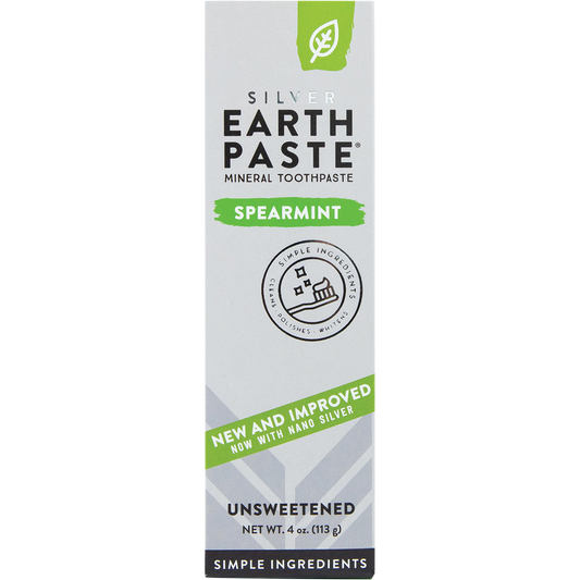 Redmond Earthpaste Toothpaste with Silver Spearmint