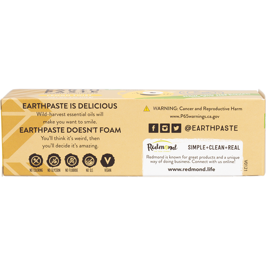 Redmond Earthpaste Toothpaste with Silver Lemon Twist