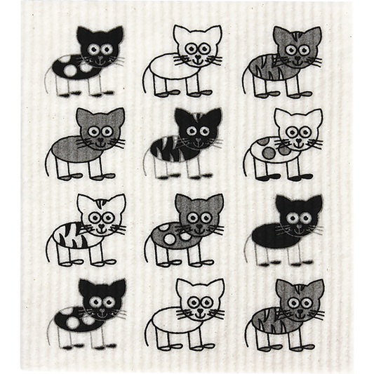 Retrokitchen 100% Compostable Sponge Cloth Cat