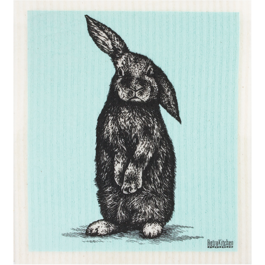 Retrokitchen 100% Compostable Sponge Cloth Rabbit