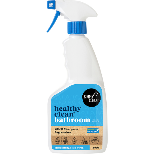 Simply Clean Healthy Clean Bathroom