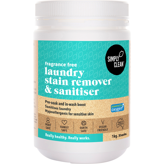 Simply Clean Laundry Stain Remover & Sanitiser Fragrance Free
