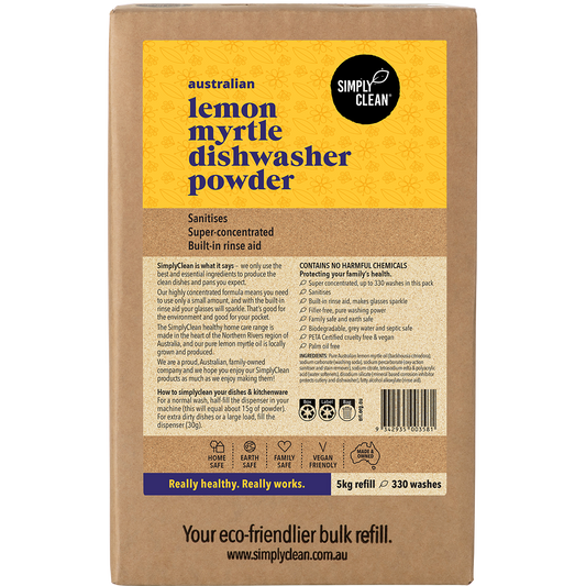Simply Clean Dishwasher Powder Lemon Myrtle