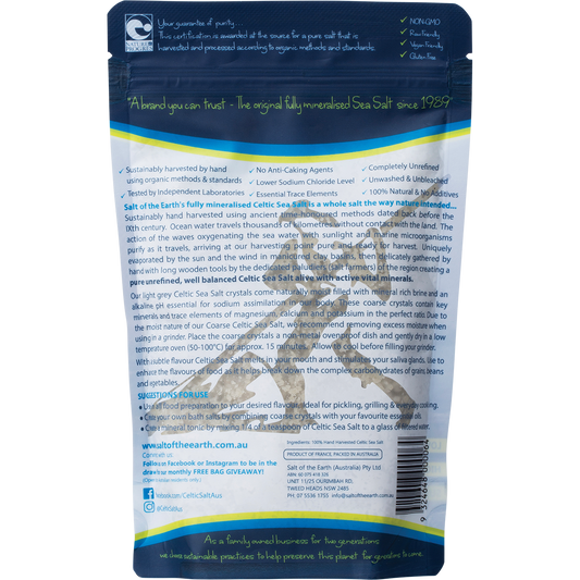 SALT OF THE EARTH Celtic Sea Salt Coarse