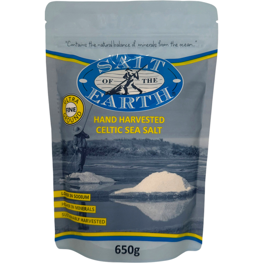 SALT OF THE EARTH Celtic Sea Salt Ultra Fine