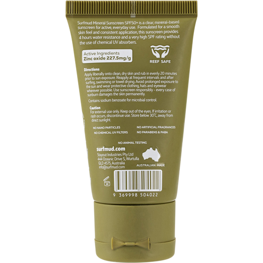 Surfmud Mineral Sunscreen SPF 50+ 50g