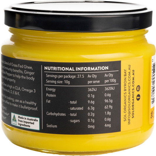 Sol Organics Turmeric Super Ghee