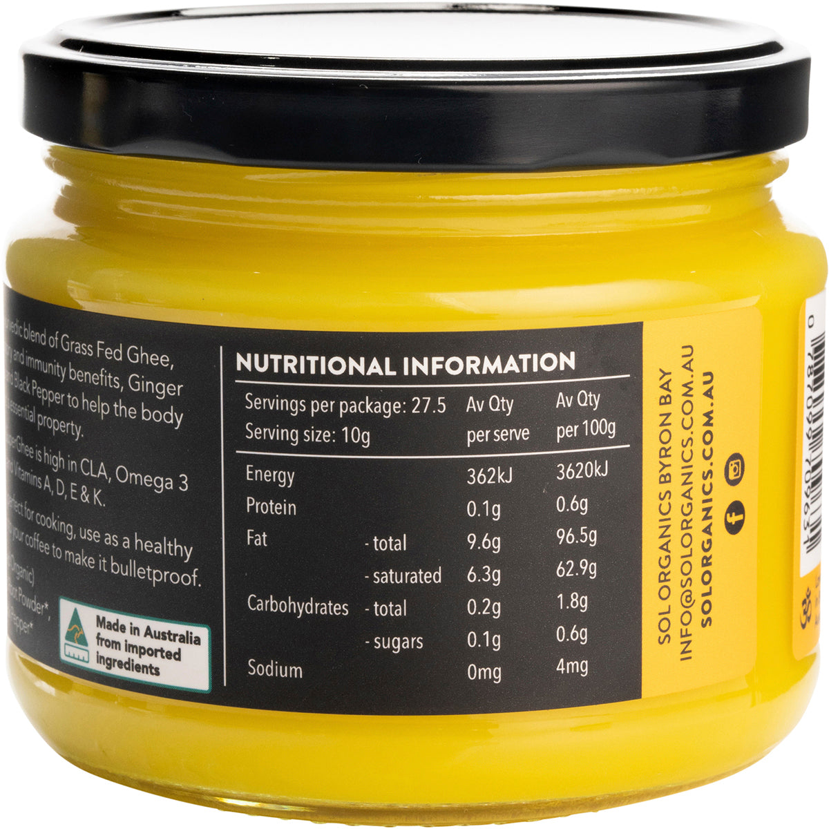 SOL ORGANICS Turmeric Super Ghee 1 x 275g
