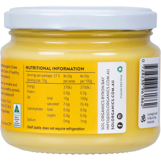 Sol Organics Coconut Oil & Ghee