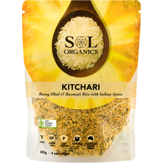 Sol Organics Kitchari Moong Dhal & Basmati Rice Mix