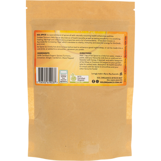 Sol Organics Golden Milk Turmeric Blend