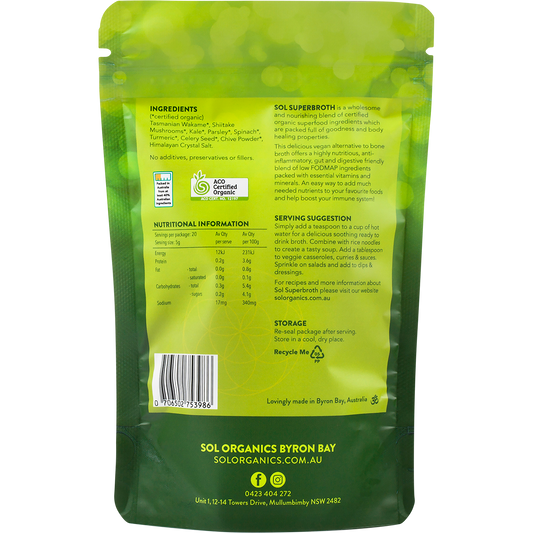 Sol Organics Superbroth Vegan Friendly Broth