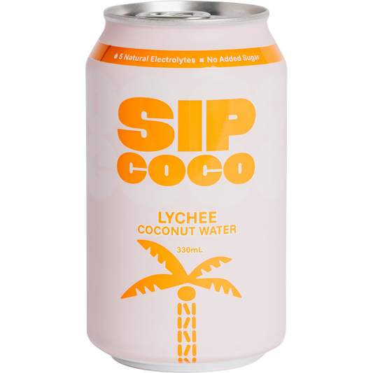 SIP COCO Lychee Coconut Water Can - Box of 12