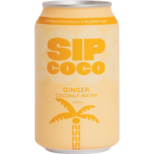 SIP COCO Ginger Coconut Water Can - Box of 12