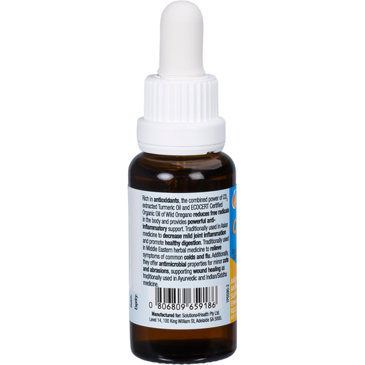 Solutions 4 Health Oil of Wild Oregano with Turmeric Oil