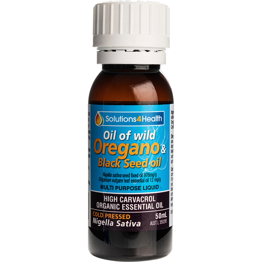 Solutions 4 Health Oil of Wild Oregano with Black Seed Oil