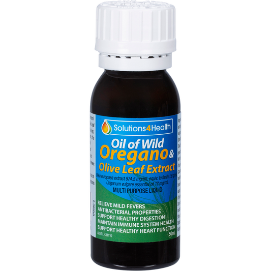 Solutions 4 Health Fortified Defence Wild Oregano Olive Leaf & Peppermint