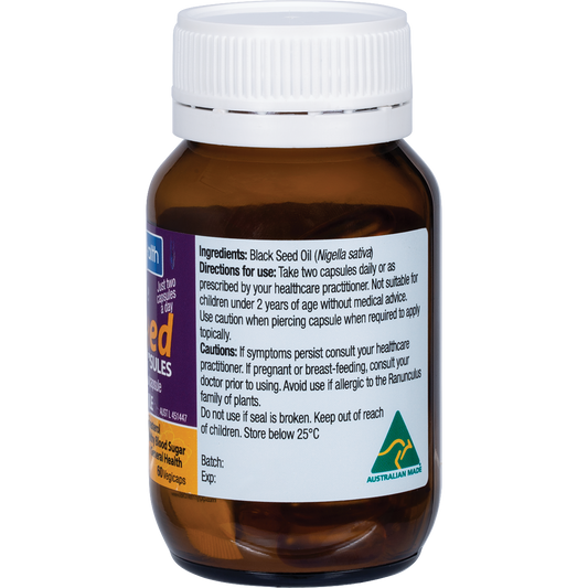 Solutions 4 Health Oil of Pure Black Seed VegeCaps