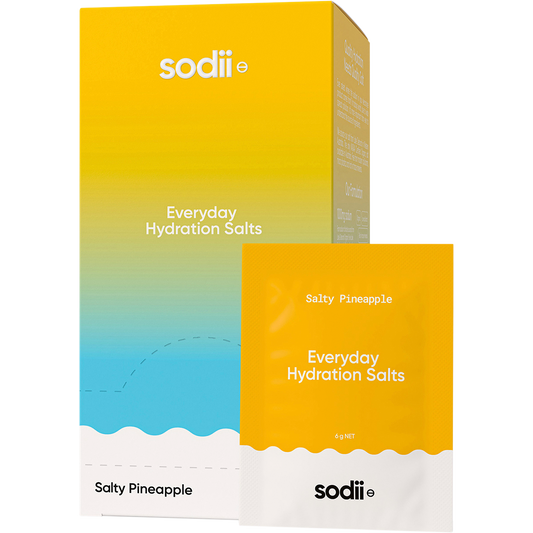 Sodii Everyday Hydration Salts Salty Pineapple 6 x 30pk