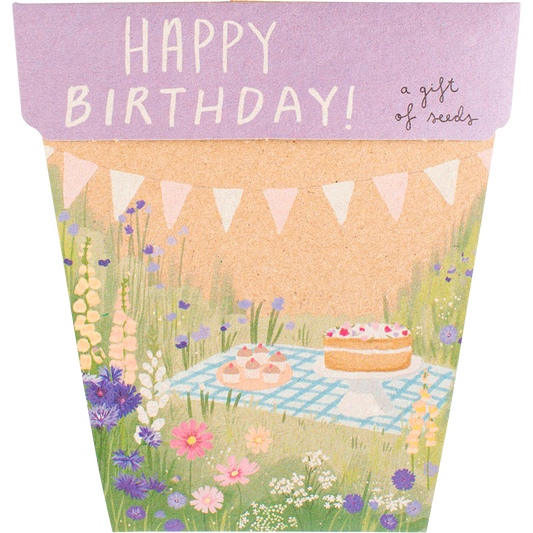 Sow 'n Sow Gift of Seeds Happy Birthday Picnic