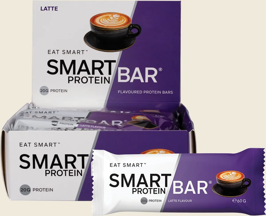 Smart Protein Bar Latte Flavour Protein Bar - Box of 12