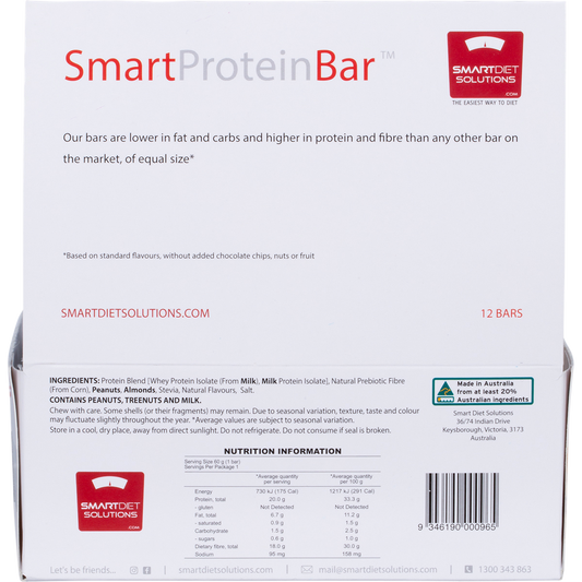 Smart Protein Bar Peanut Butter & Jelly Flavour Protein Bar - Box of 12