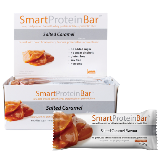 Smart Protein Bar Salted Caramel Flavour Protein Bar - Box of 12