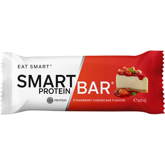 Smart Protein Bar Strawberry Cheesecake Flavour Protein Bar - Box of 12