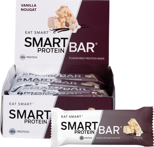 Smart Protein Bar Vanilla Nougat Flavour Protein Bar - Box of 12