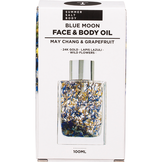 Summer Salt Body Face & Body Oil 24K Gold Blue Moon Lapis Lazuli