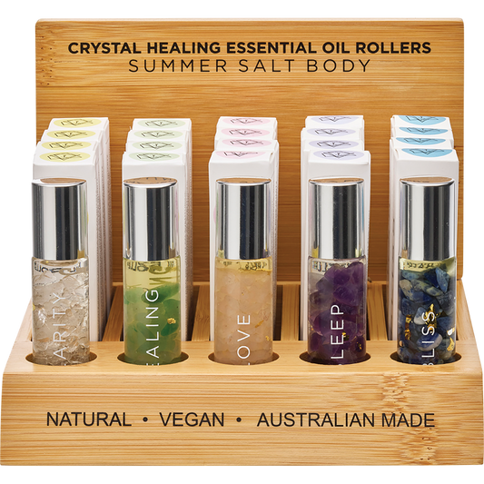 Summer Salt Body Small Display Inc 4 each SUM11,13,14,15,16 + Testers