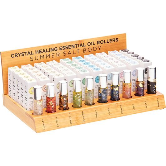 Summer Salt Body Large Display Includes 5 each SUM11-SUM20 + Testers