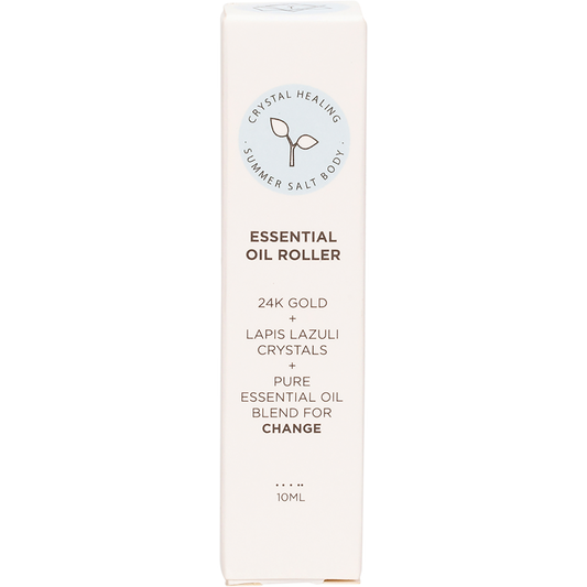 Summer Salt Body Essential Oil Roller 24K Gold Evolve Lapis Lazuli