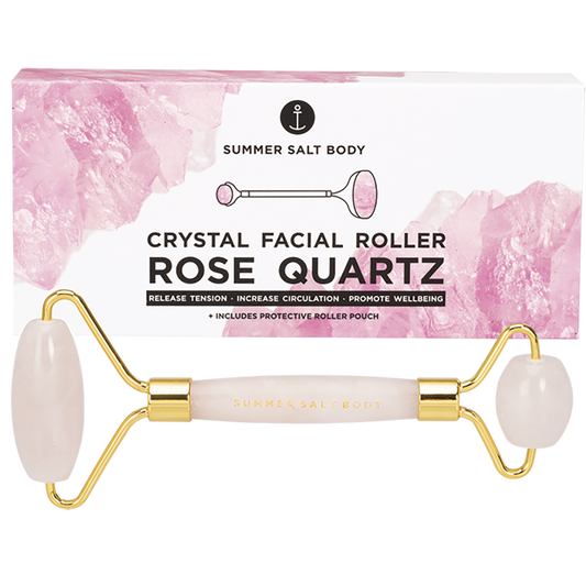 Summer Salt Body Crystal Facial Roller Rose Quartz