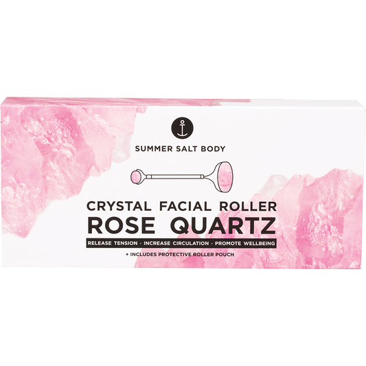 Summer Salt Body Crystal Facial Roller Rose Quartz