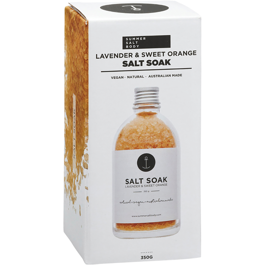 Summer Salt Body Salt Soak Lavender & Sweet Orange