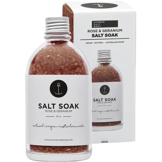 Summer Salt Body Salt Soak Rose & Geranium