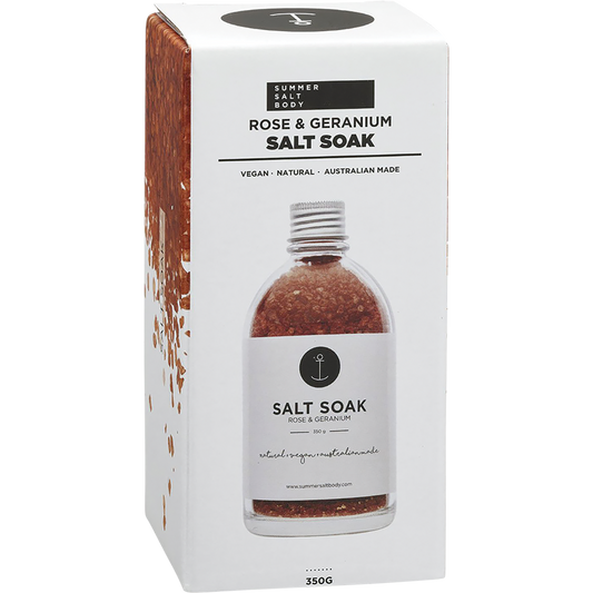 Summer Salt Body Salt Soak Rose & Geranium