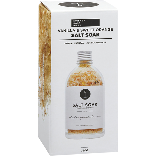Summer Salt Body Salt Soak Vanilla & Sweet Orange