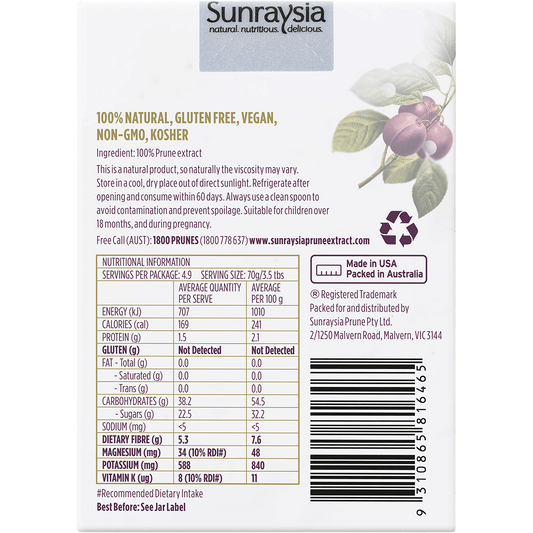 Sunraysia Prune Extract Tonic