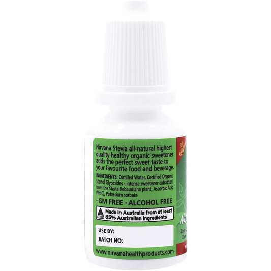 Nirvana Organics Stevia Liquid