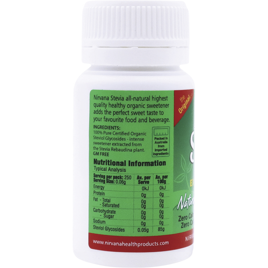 Nirvana Organics Stevia 100% Pure Extract Powder
