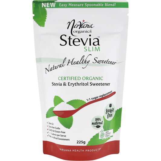 Nirvana Organics Stevia & Erythritol Sweetener Stevia Slim Spoonable