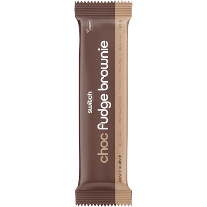 SWITCH NUTRITION Plant Protein Bar Choc Fudge Brownie x 12