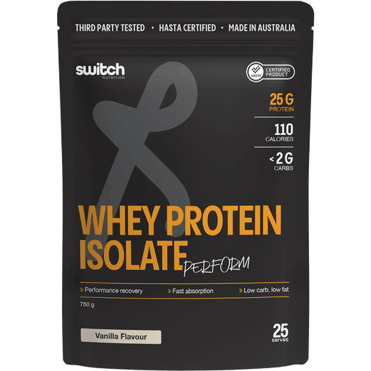 Switch Nutrition Perform Hasta Whey Protein Isolate Vanilla