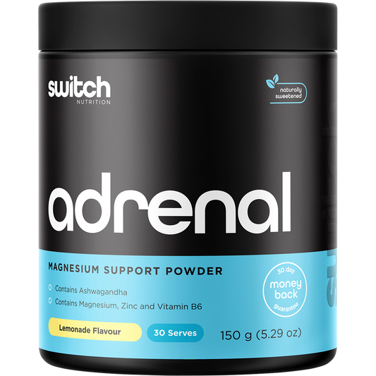 Switch Nutrition Adrenal Magnesium Support Powder Lemonade