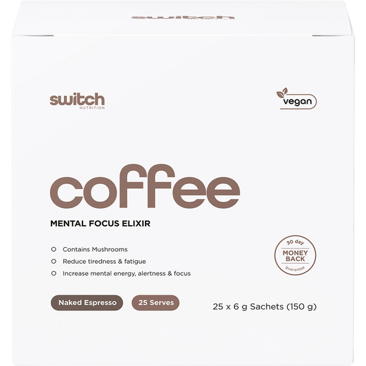 Switch Nutrition Coffee Mental Focus Elixir Naked Espresso