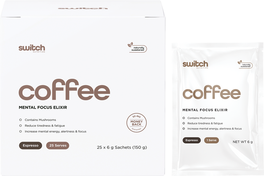 Switch Nutrition Coffee Mental Focus Elixir Espresso Sweetened