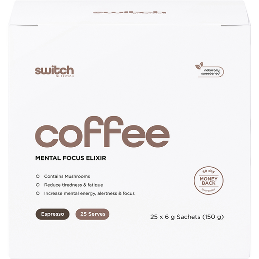 Switch Nutrition Coffee Mental Focus Elixir Espresso Sweetened