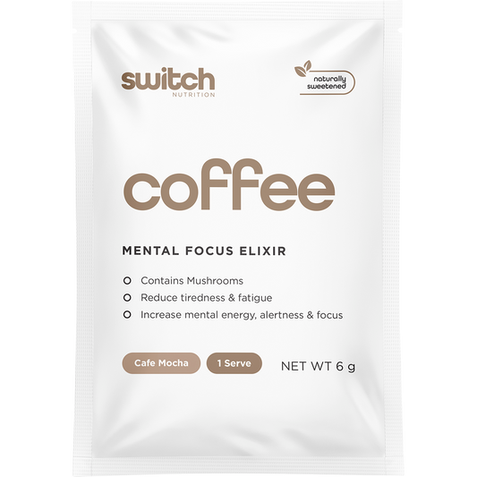 Switch Nutrition Coffee Mental Focus Elixir Cafe Mocha